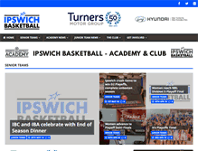 Tablet Screenshot of ipswichbasketball.net